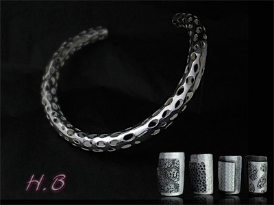 collier de créateur en argent
