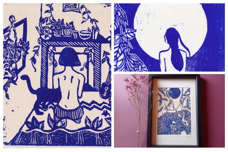 Alix [Jyoti] : Gravures sur bois et lino
